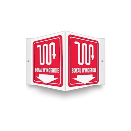 Accuform PROJECTION SIGN FIRE HOSE SYMBOL FRPSP613 FRPSP613